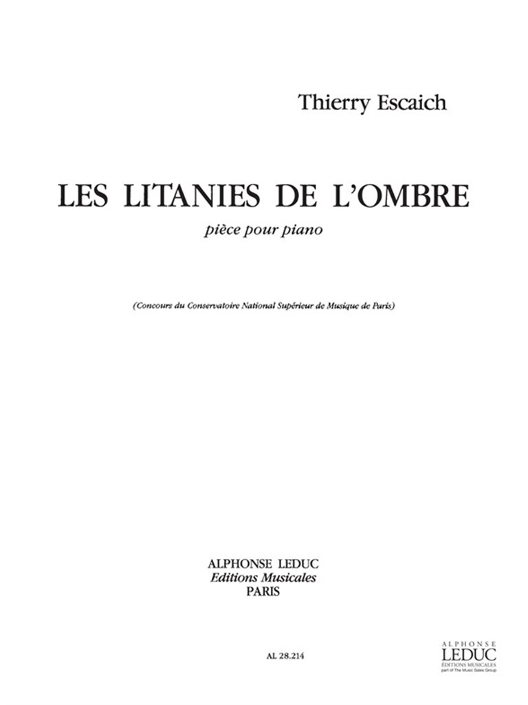 Litanies De L'Ombre