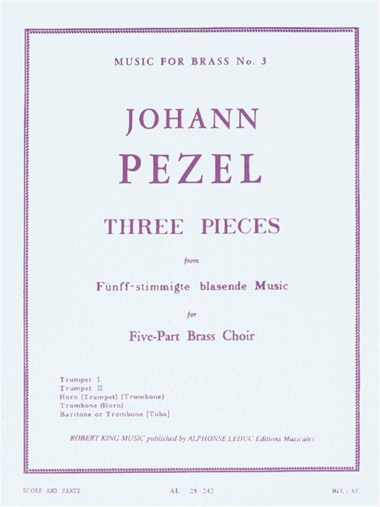 3 Pieces-5 Part Brass Music