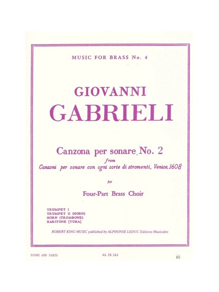 Canzona Per Sonare N02