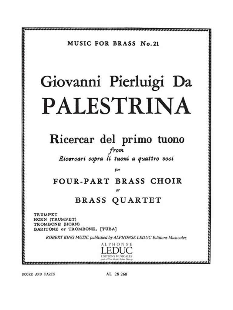 Ricercar Del Primo Tuono