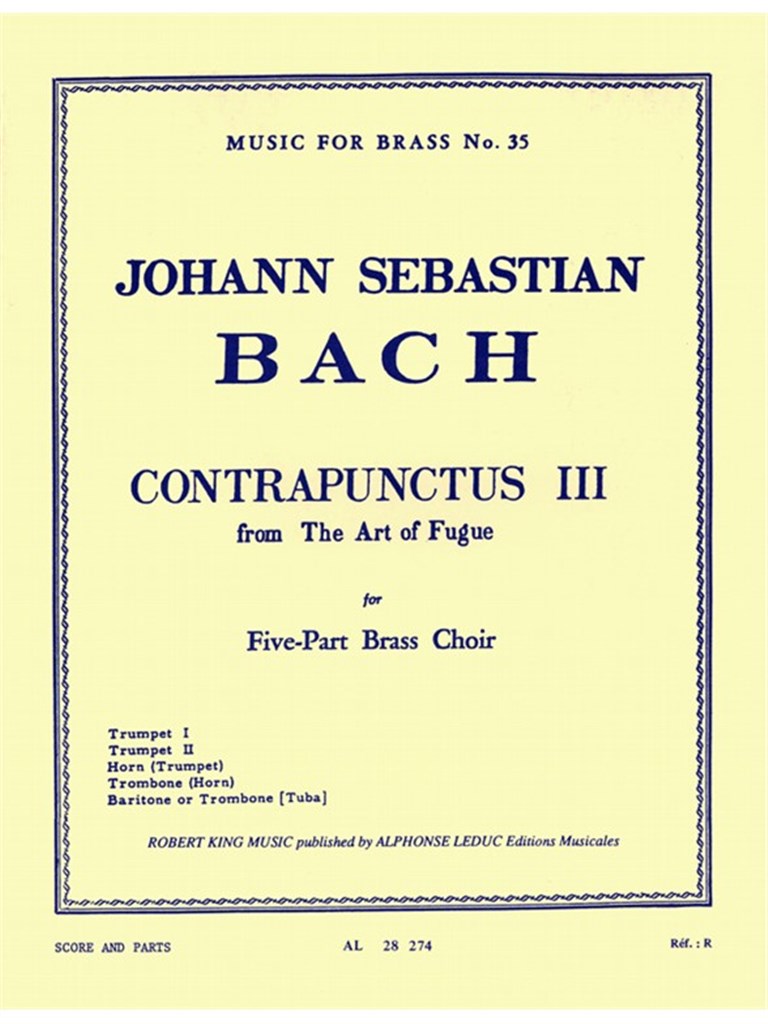 Art Of Fugue/Contrapunctus 3