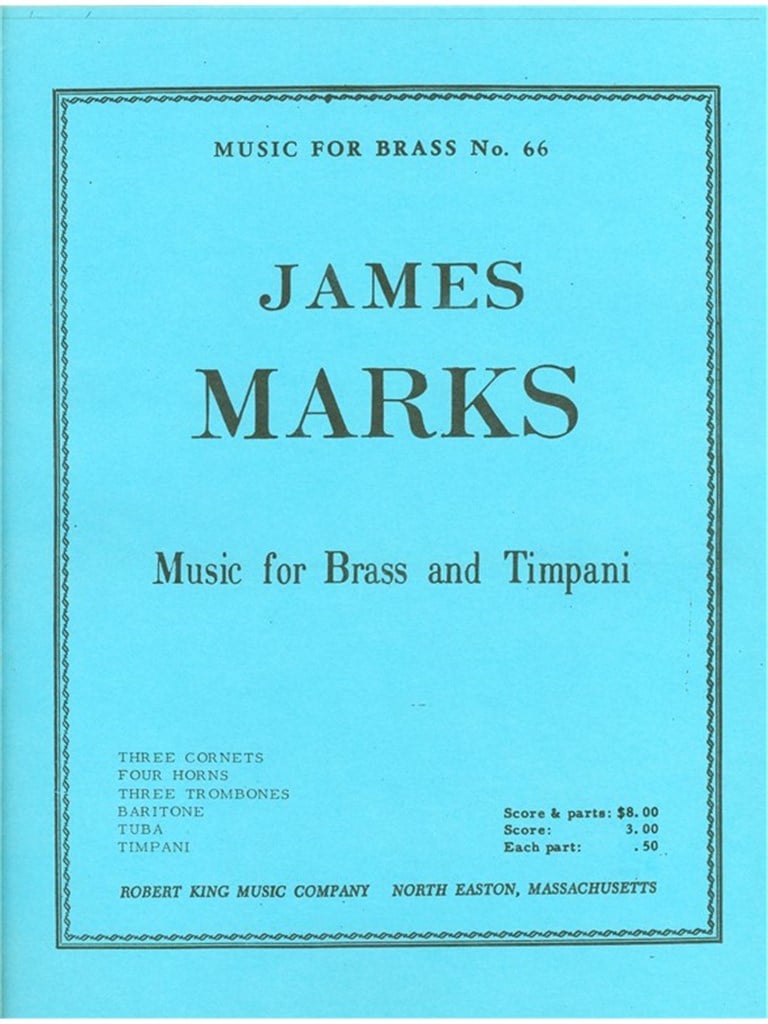 Music For Brass And Timpani