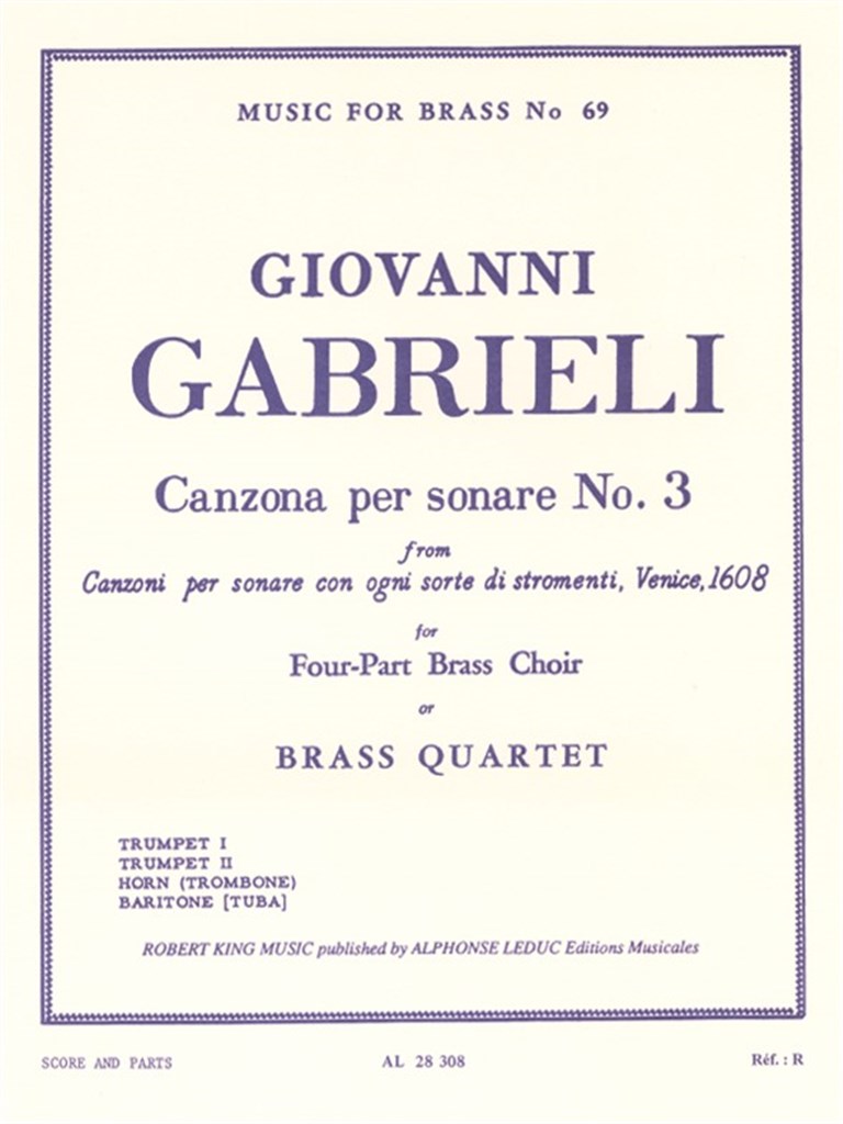 Canzona Per Sonare N03
