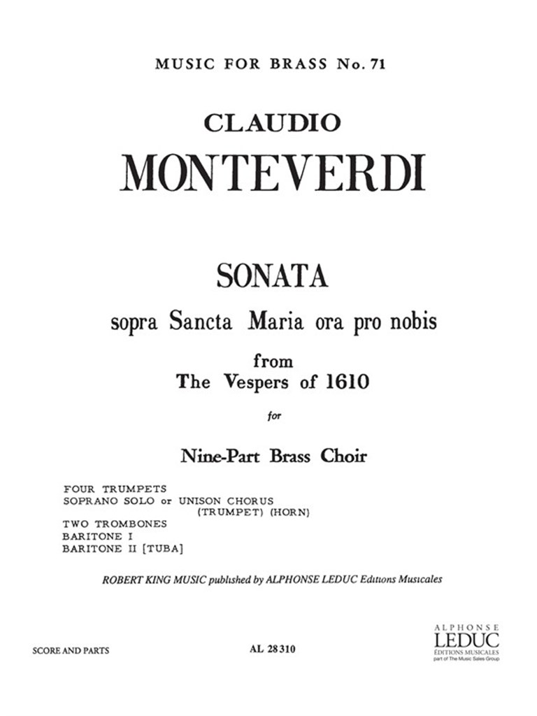 Sonata Sopra Sancta Maria