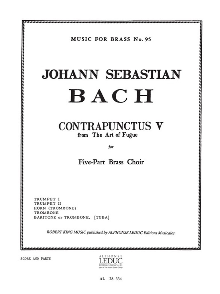 Art Of Fugue/Contrapunctus 5