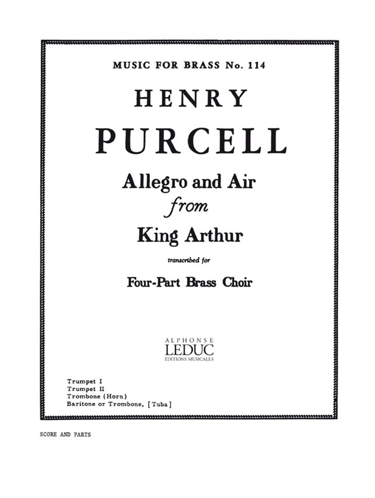 Allegro And Air Fr.King Arthur