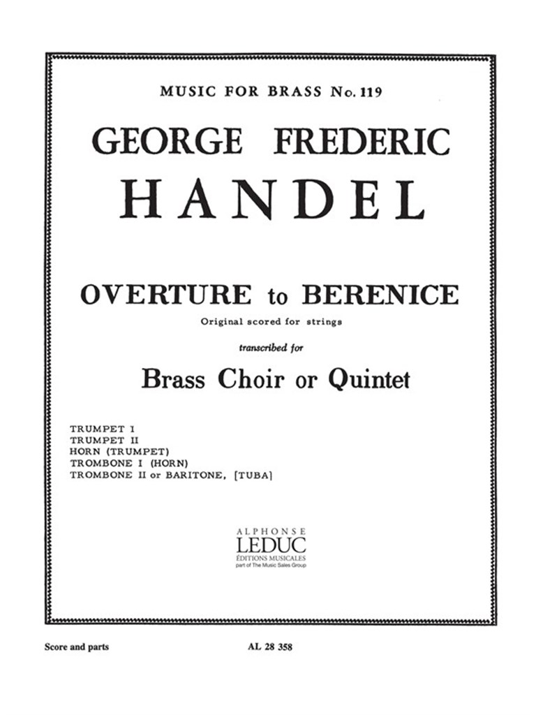 Ouverture From Berenice