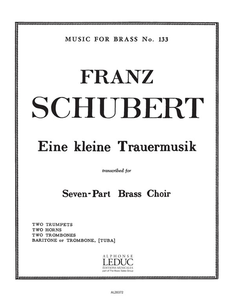 Kleine Trauermusik