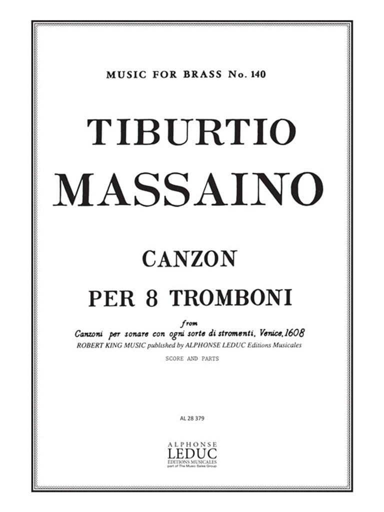 Massaino King Canzon 8 Trombones Mfb140