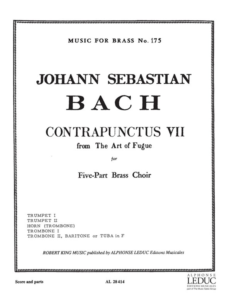 Art Of Fugue/Contrapunctus 7