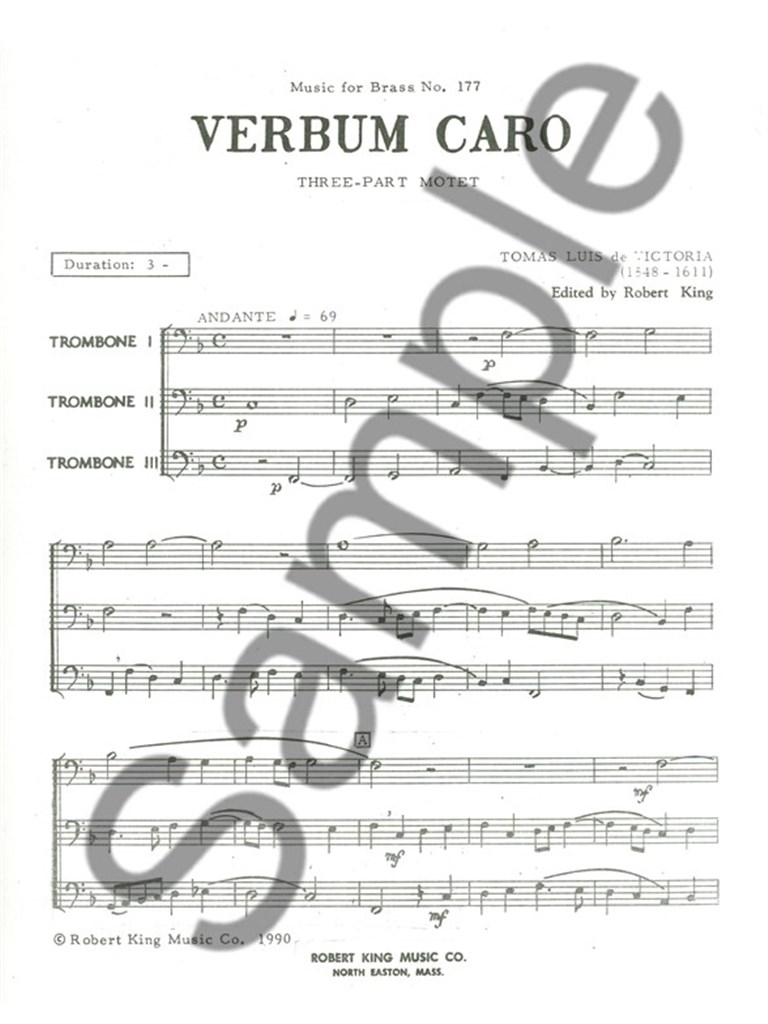 Tomas Luis da Vittoria: Verbum Caro