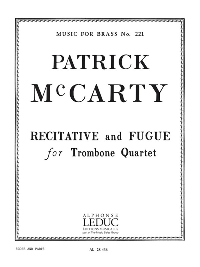 Patrick McCarty: Recitative and Fugue