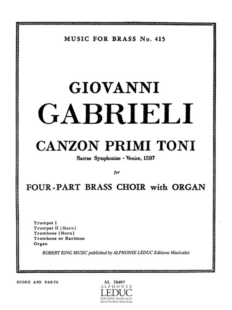 Canzon Primi Toni
