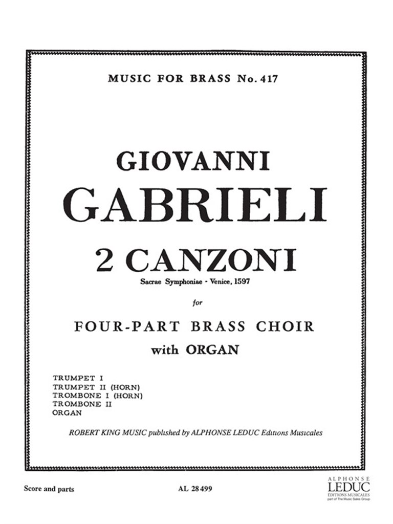 2 Canzoni Septimi Toni