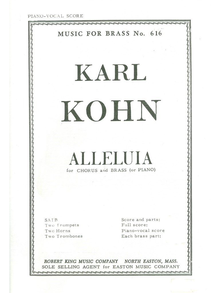 Karl Kohn: Alleluia