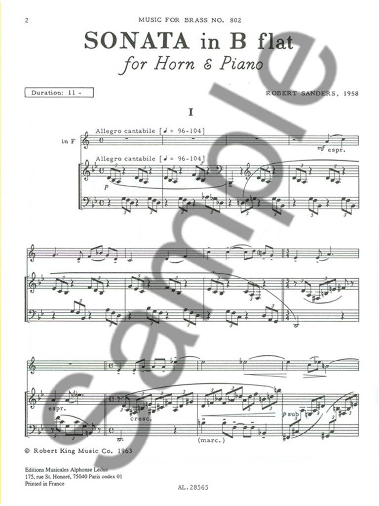 Horn Sonata