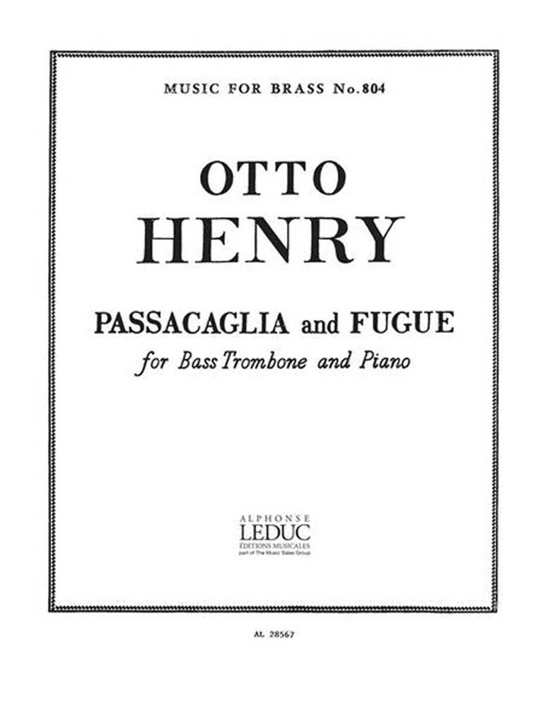 Passacaglia And Fugue