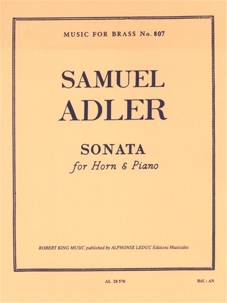 Sonata (Horn and Piano)