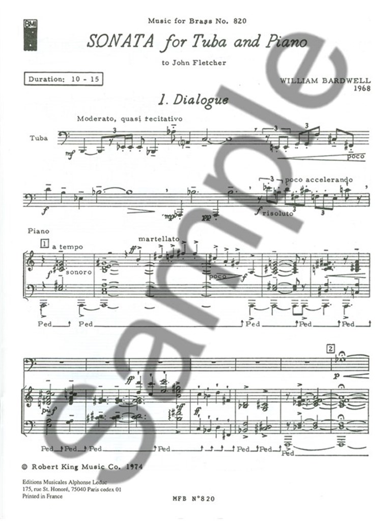 William Bardwell: Sonata
