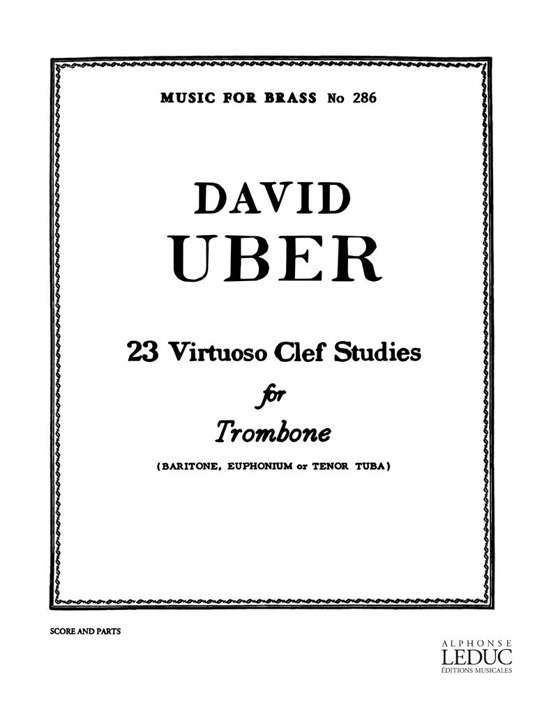 23 Virtuoso clef studies