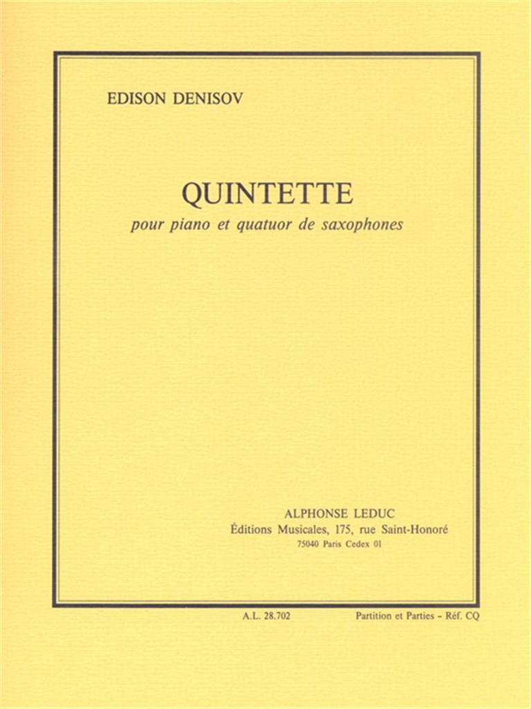 Edison Denisov: Quintette
