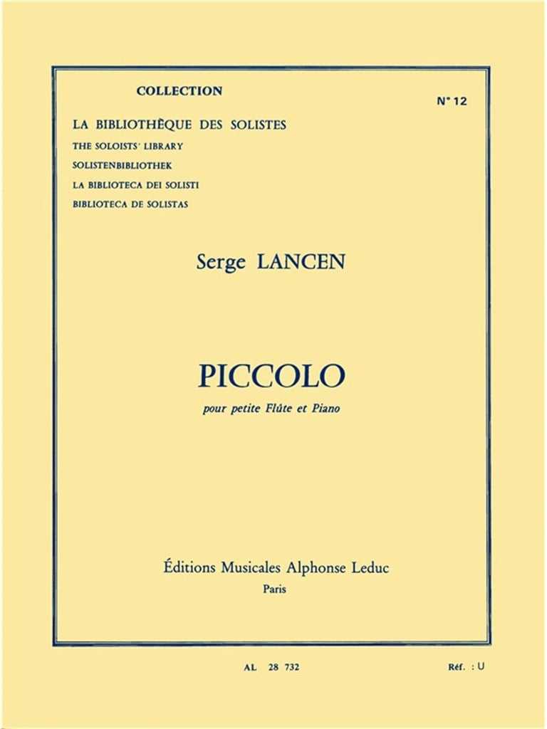 Lancen Piccolo Petite Lm012 Flute & Piano