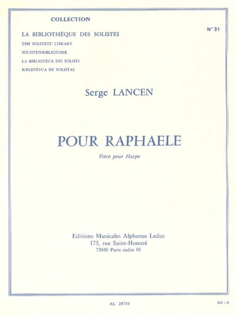For Raphaele, for Harp