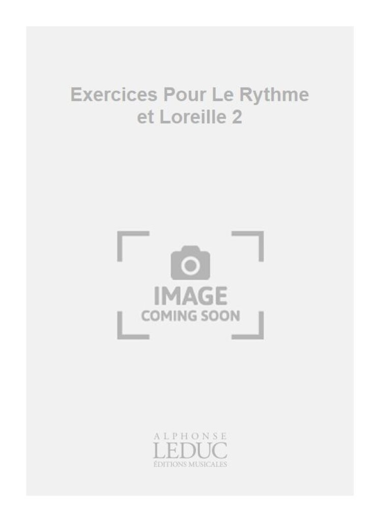 Exercices Pour Le Rythme et Loreille 2
