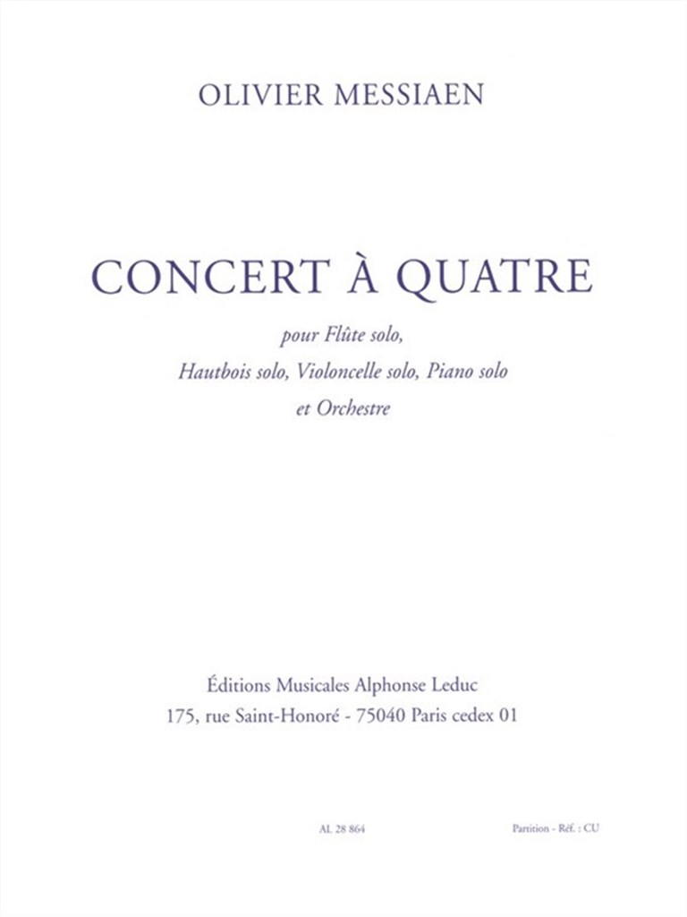 Concert à Quatre (Orchestra)