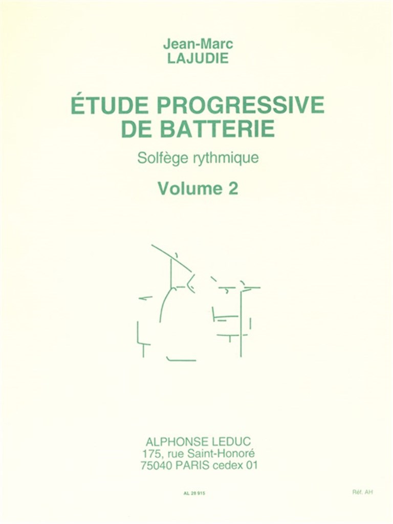 Etude Progressive De Batterie - Solfège 2
