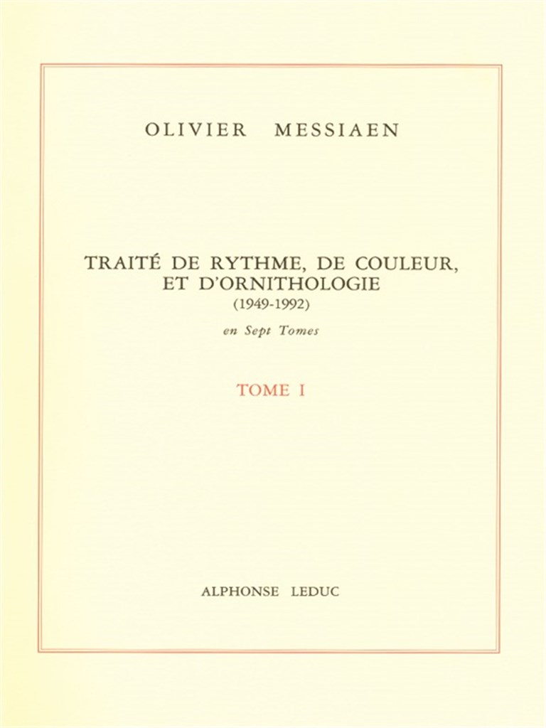 Traite de rythme, de couleur et dornithologie v. 2