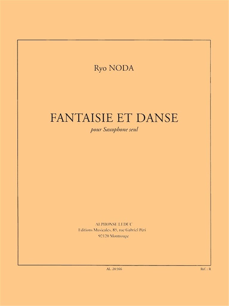 Ryo Noda: Fantaisie et Danse