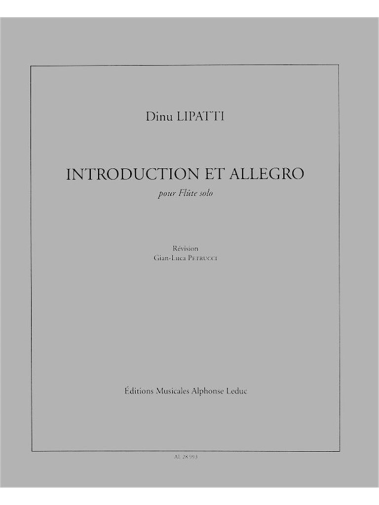 Introduction Et Allegro