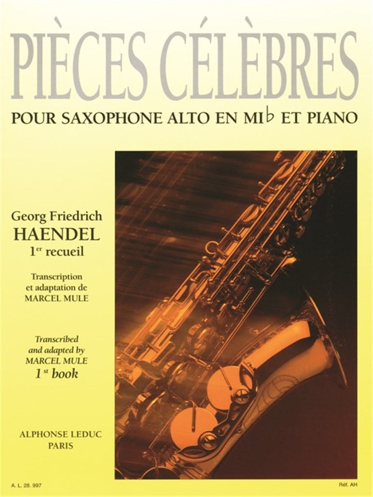 Georg Friedrich Handel: Pieces celebres Vol.1