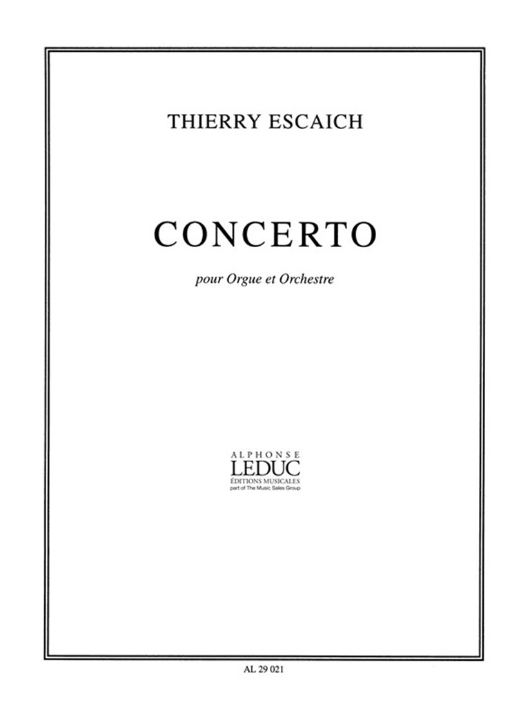 Concerto -Orgue Et Orchestre