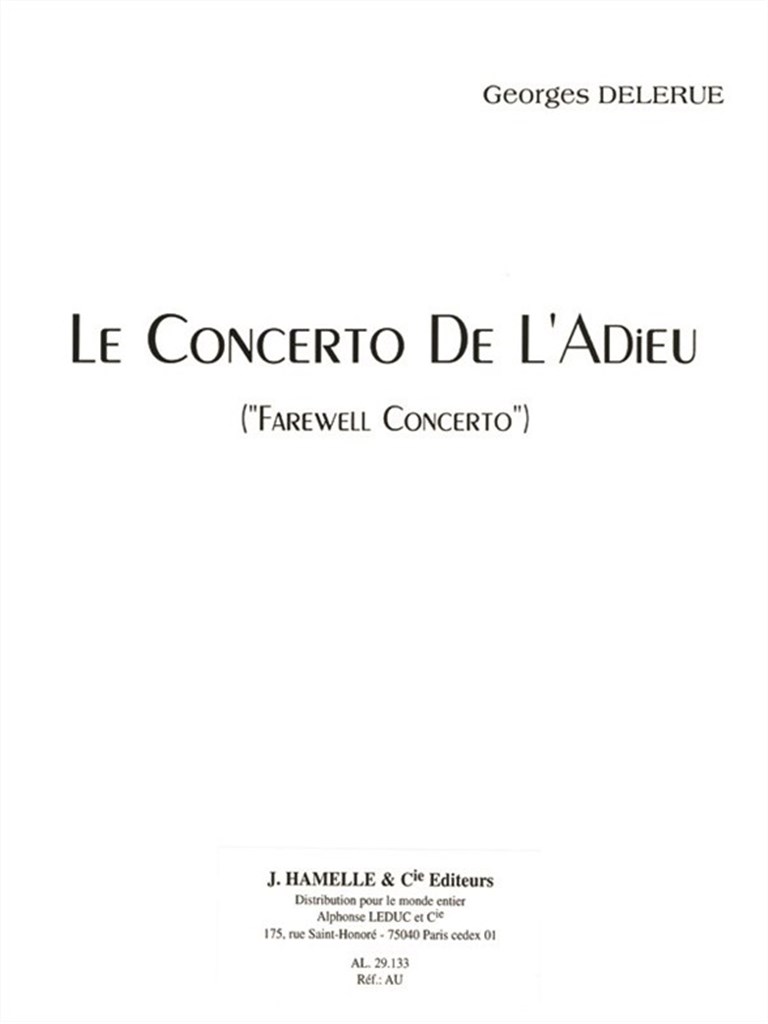 Le Concerto De L'Adieu