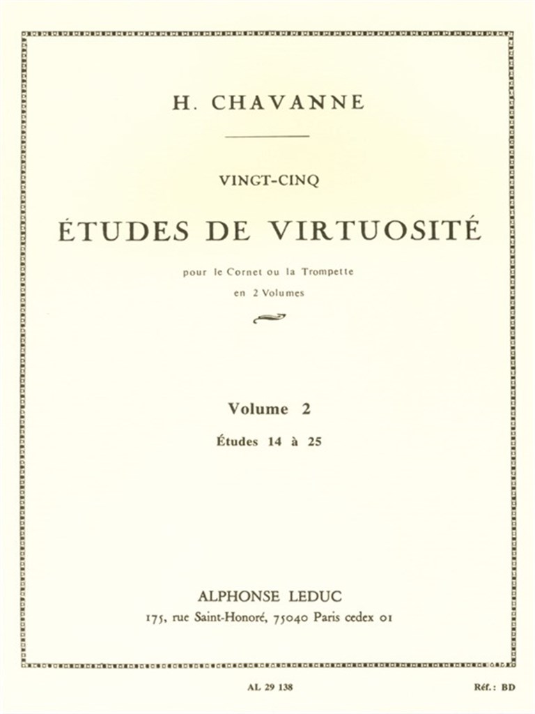 25 Etudes de Virtuosite Vol. 2-Etudes 14 a 25