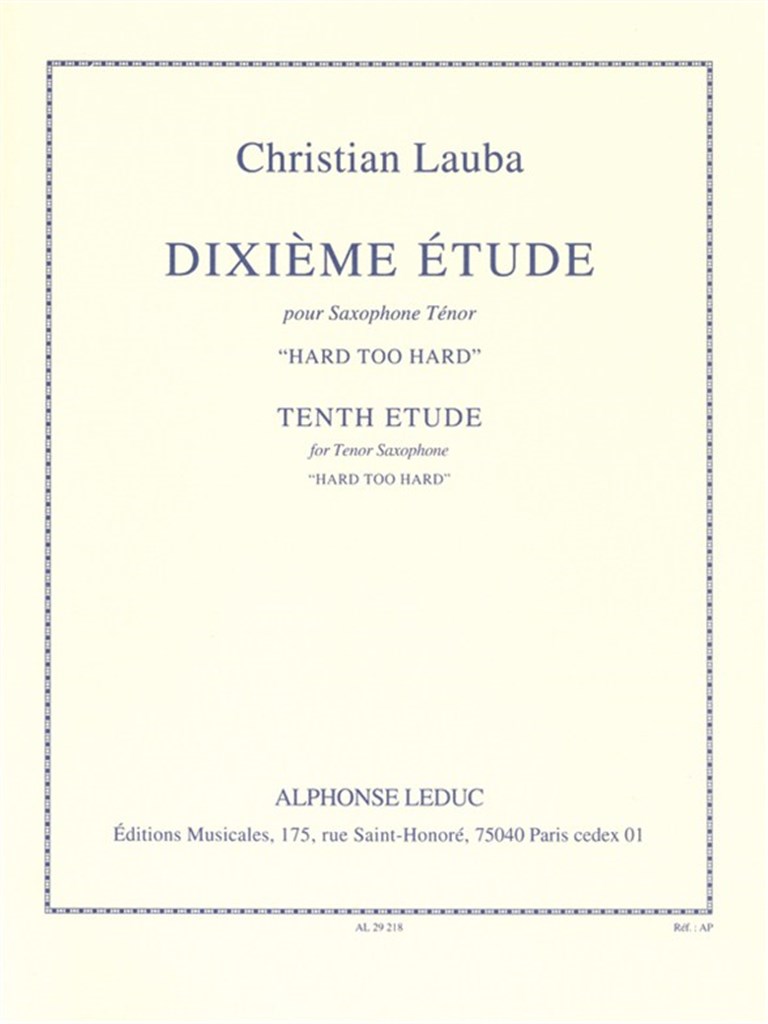 Etude N010