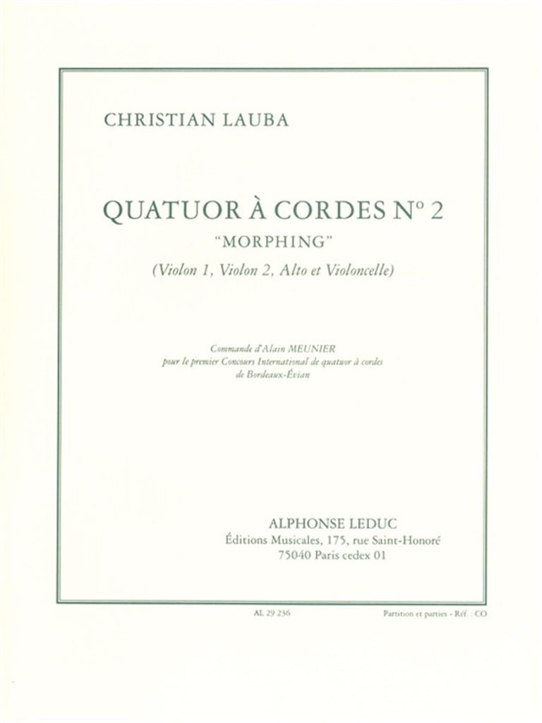 Quatuor A Cordes N02