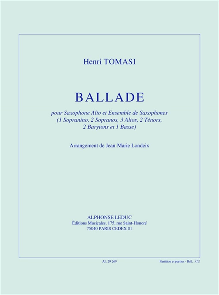 Henri Tomasi: Ballade