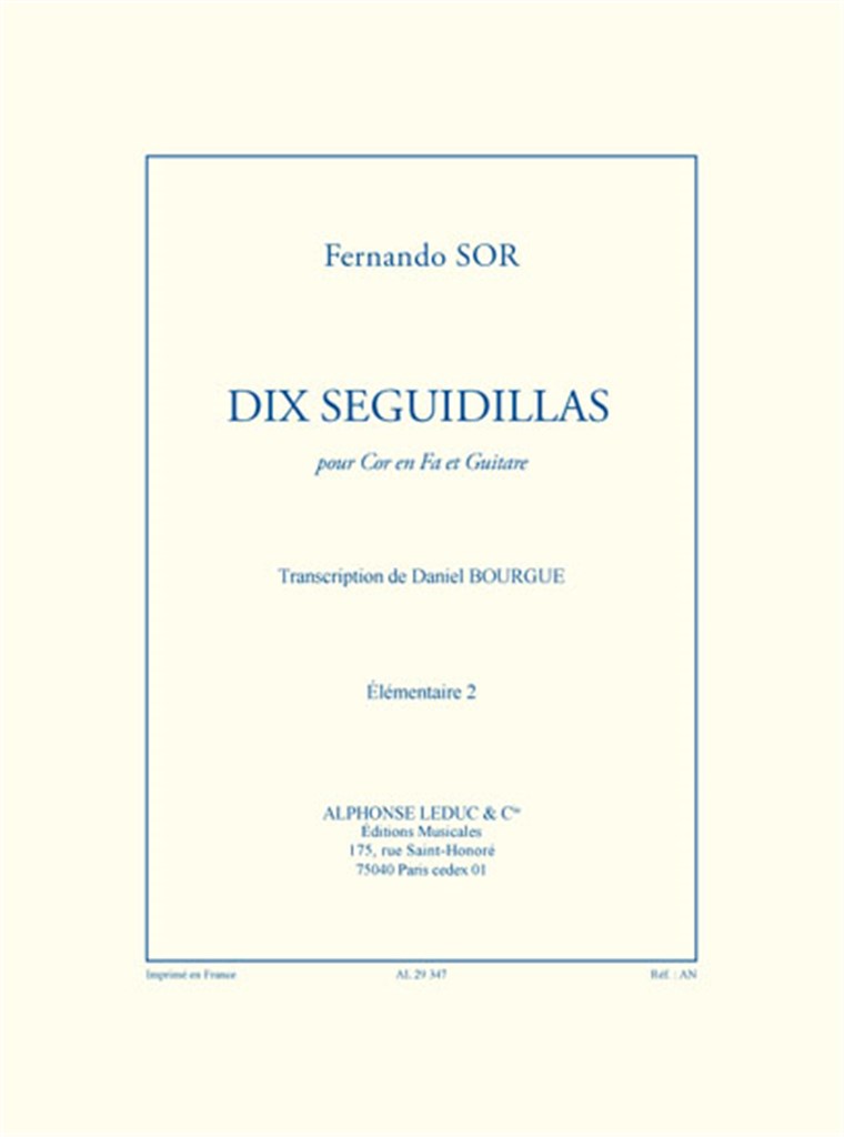 Fernando Sor: 10 Seguidillas