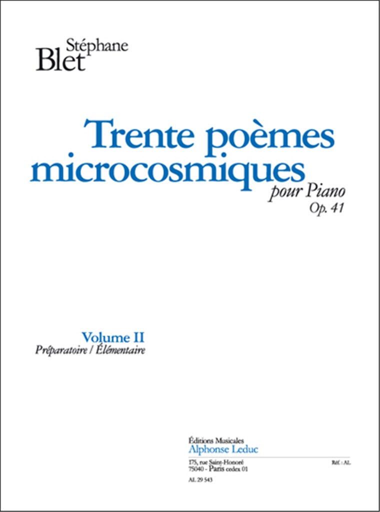 30 Poemes Microcosmiques Op41