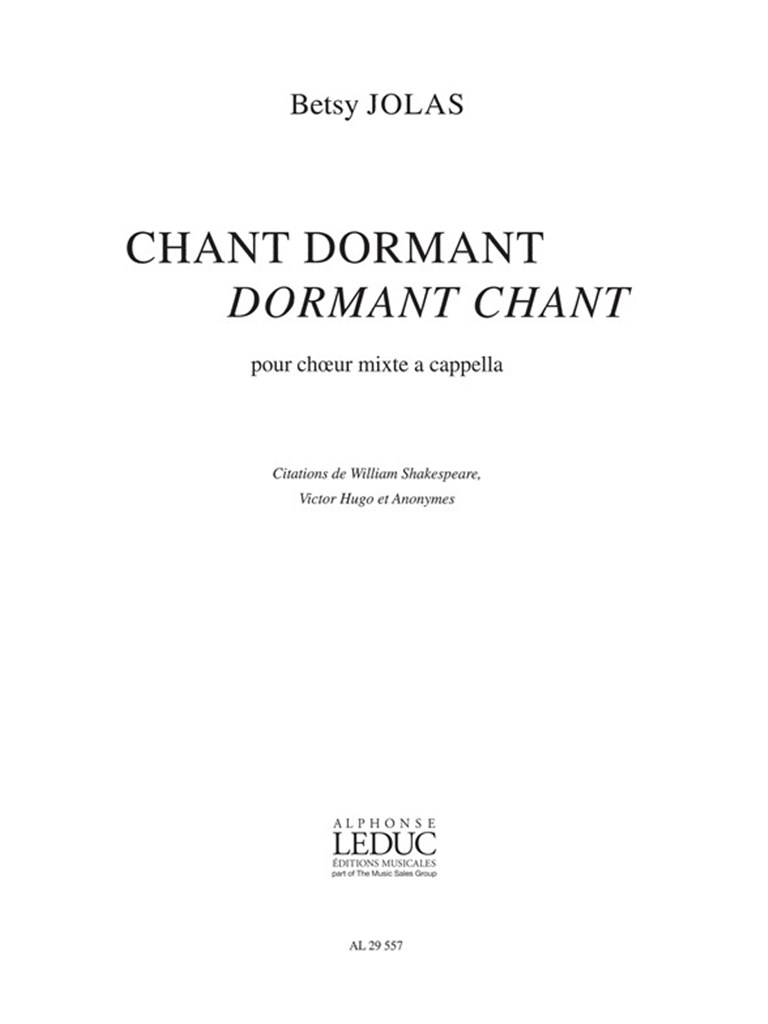 Chant Dormant Dormant Chant