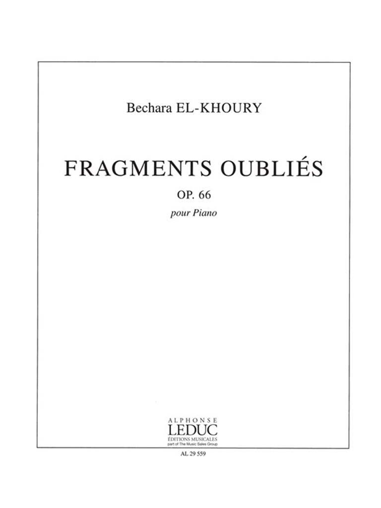 Fragments Oublies Op.66