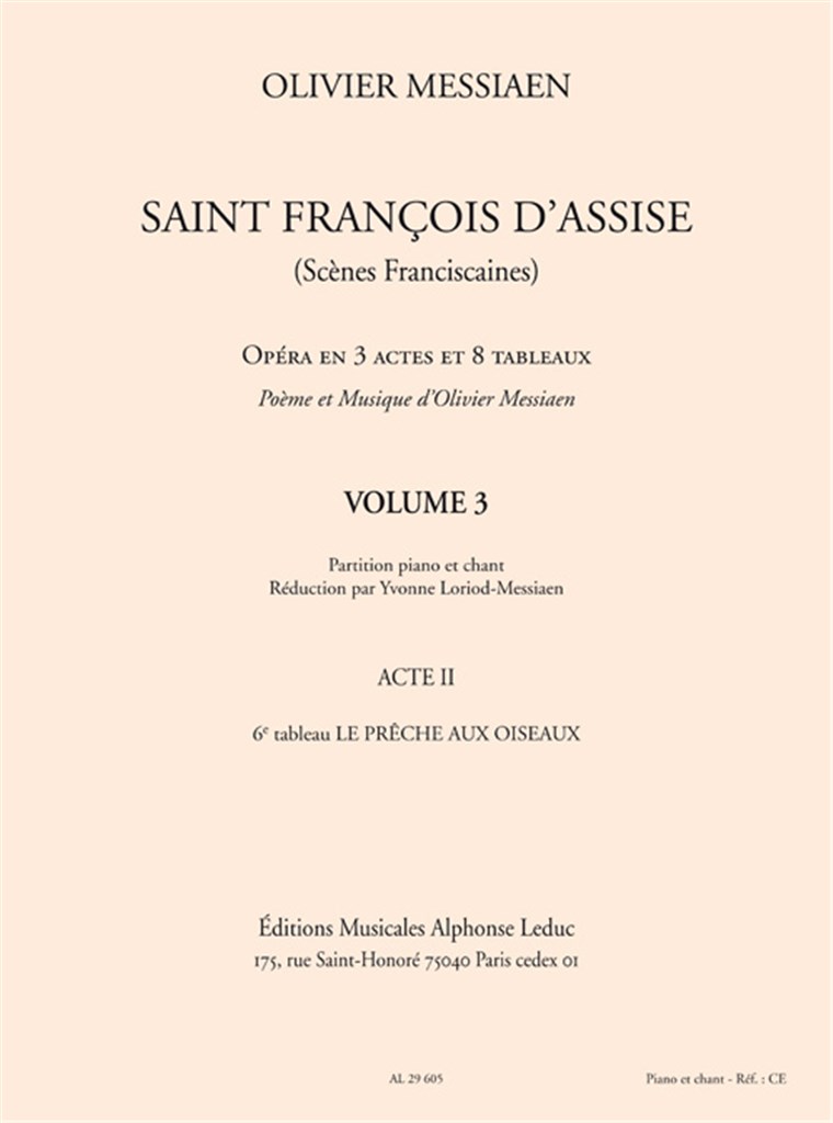 Saint Francois DAssise - Volume 3, Act 2