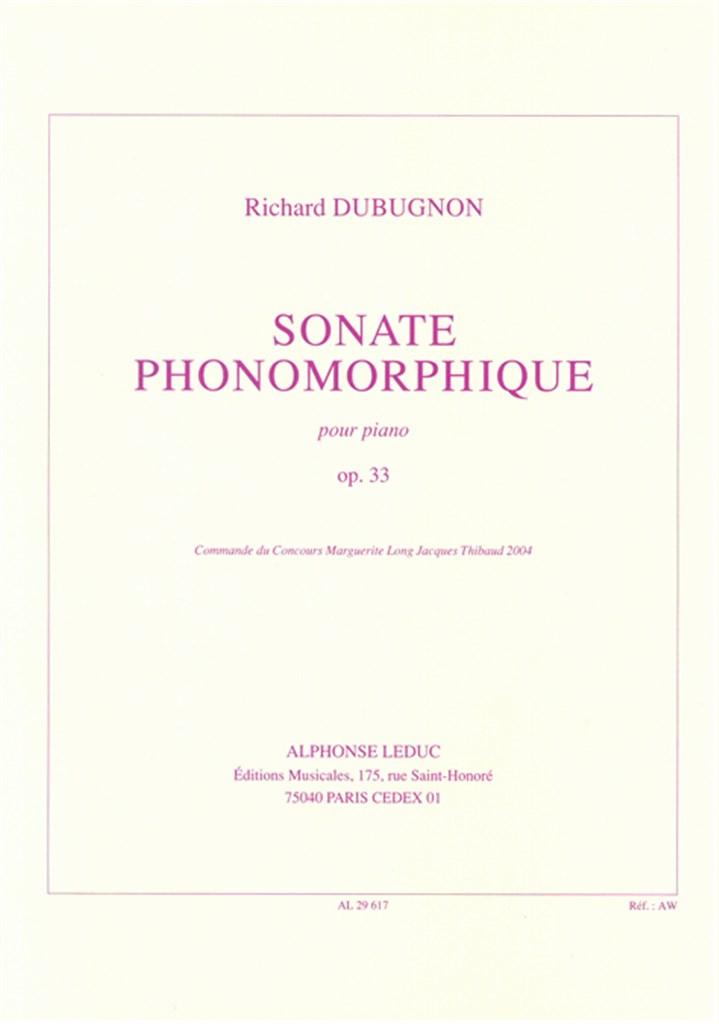 Sonate Phonomorphique Op33