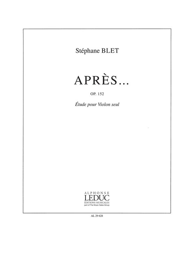 Apres... Op152