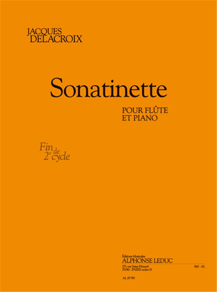 Sonatinette pour flûte et piano