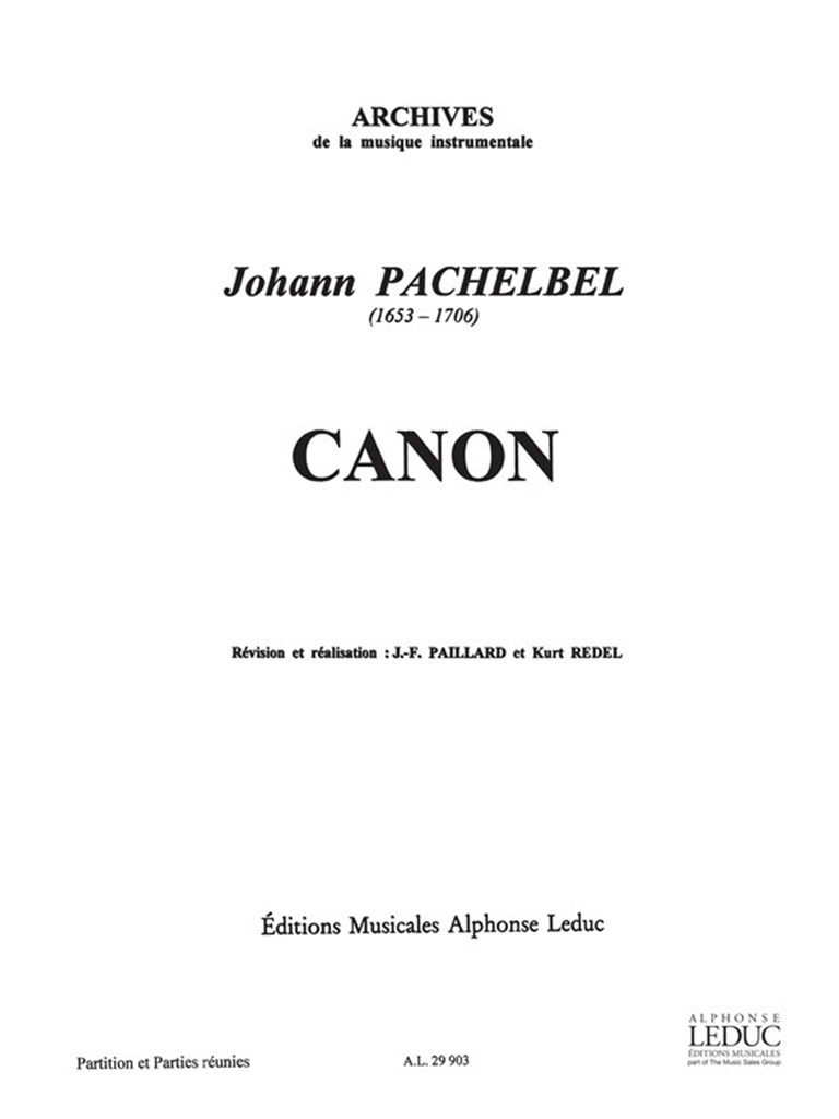 Johann Pachelbel: Canon
