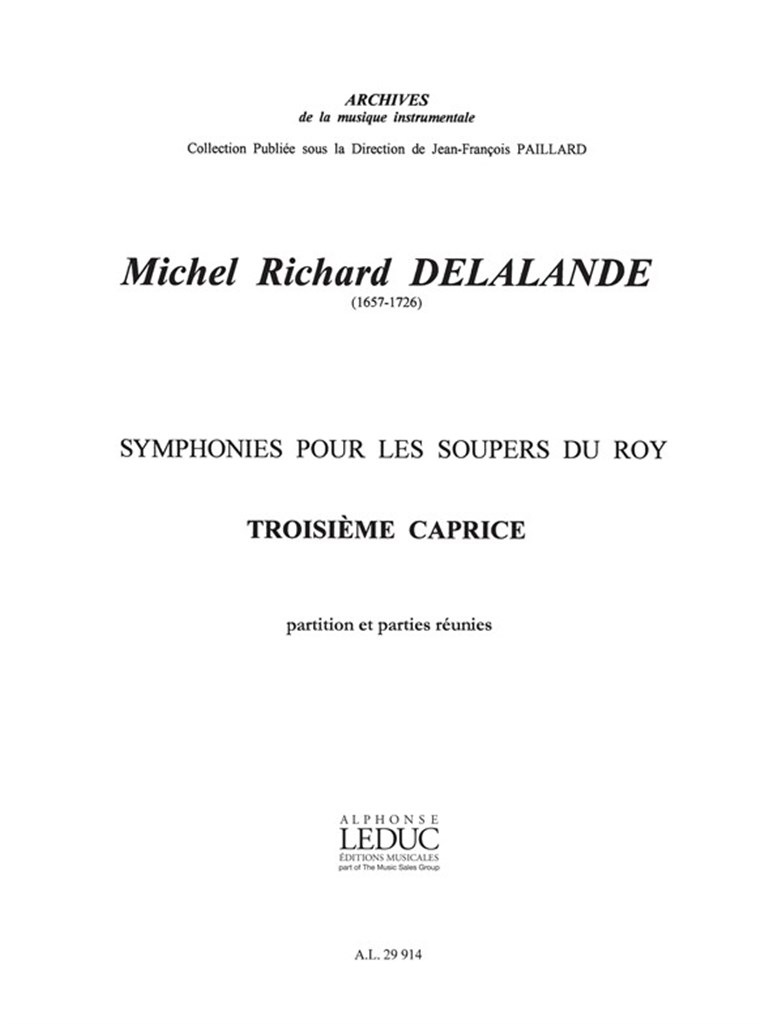 Michel Richard Delalande: Caprice No.3